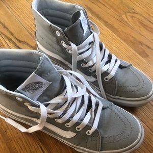 Gray High Top Vans